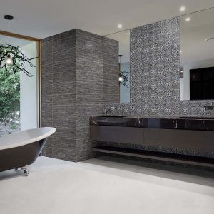 nimes 20x60 grey white and arles 20x60 grey roomset tiles